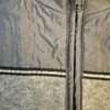 GK SKATE VEST ADULT LARGE GRAY POLY FLEECE CRINKLE NYLON CROPPED RIBBON TRIM L - Image 2