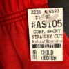 ADIDAS GK BOYS MEDIUM COMPETITION SHORTS RED N/S GYMNASTICS RUNNING GYM CM NWT! - Image 5