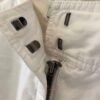 DKNY PANTS LADIES SIZE 6 WHITE ANKLE ZIP COTTON STRETCH STRAIGHT LEG SZ 6 EUC! - Image 3
