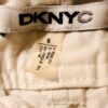 DKNY PANTS LADIES SIZE 6 WHITE ANKLE ZIP COTTON STRETCH STRAIGHT LEG SZ 6 EUC! - Image 7