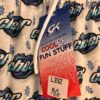 GK CHEER BEACH LOUNGE PANTS LADIES LARGE COTTON WHITE â€œCHEERâ€ PRINT Sz AL NWT! - Image 3