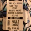 GK CHEER BEACH LOUNGE PANTS LADIES LARGE COTTON WHITE â€œCHEERâ€ PRINT Sz AL NWT! - Image 6