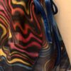 GK DANCE BALLET WRAP SKIRT CHILD X-SMALL WAVE PATTERN BLUE VELVET TIE CXS NWT! - Image 3