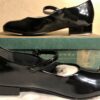 LEOâ€™S CHORUS TAPPER #208 SIZE CHILD 2.5 BLACK PATENT LEATHER TAP BUCKLE SHOE NIB - Image 2