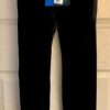 GK DANCE JAZZ LADIES X-SMALL BLACK VELVET CUFFED DRESS PERFORMANCE PANTS XS NWT!