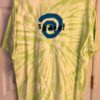 GK "SKATE" VTG  BANZAI UNISEX ADULT X-LARGE SSLV LIME TYE DYE COTTON TEE Sz XL - Image 3
