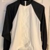 GK BLACK WHITE ADULT SMALL SUPPLEX GYMNAST CHEER SWIM TRACK ACTIVE WARM UP SET S - Image 2