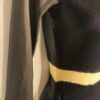 GK LONG SLEEVE ADULT SMALL BLACK MYSTIQUE GOLD FOIL MESH DANCE LEOTARD - Image 4