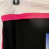 GK TUMBLE SIZE LADIES LARGE BLACK COTTON PINK TRIM FOLD-OVER WAIST CAPRIS Sz L - Image 4