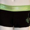 GABRIELLE DOUGLAS CHILD LARGE LEMON LIME FOIL BLACK DRY TECH GYMNAST SHORTS CL T - Image 2