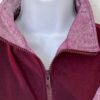 GK BURGUNDY IRIDESCENT UNISEX SMALL LONG SLEEVE AZALEA QUARTZ WARM UP JACKET AS - Image 2
