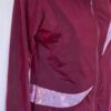 GK BURGUNDY IRIDESCENT UNISEX SMALL LONG SLEEVE AZALEA QUARTZ WARM UP JACKET AS - Image 4