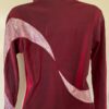 GK BURGUNDY IRIDESCENT UNISEX SMALL LONG SLEEVE AZALEA QUARTZ WARM UP JACKET AS - Image 6