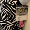 GK DANCE JAZZ CHILD MEDIUM ZEBRA PRINT STRAPS CAMI NYLON/SPAND SPORTS TOP M NWT! - Image 3