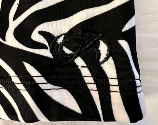 GK DANCE JAZZ CHILD MEDIUM ZEBRA PRINT STRAPS CAMI NYLON/SPAND SPORTS TOP M NWT! - Image 6