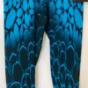GK Elite Capri Tights ADULT X-SMALL  Mosaic Print Nylon Spandex BLUE BLACK AXS