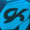 GK Elite Capri Tights ADULT X-SMALL  Mosaic Print Nylon Spandex BLUE BLACK AXS - Image 3