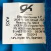 GK Elite Capri Tights ADULT X-SMALL  Mosaic Print Nylon Spandex BLUE BLACK AXS - Image 5