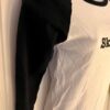 GK TEE LADIES MEDIUM LGSLV  "IS FOR SKATE" GRAPHICS COTTON BASEBALL T-SHIRT SZ M - Image 3