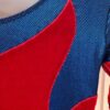 GK 3/4 SLV RED VELVET ADULT SMALL BLUE SHIMMER GYMNASTICS DANCE LEOTARD AS NWT - Image 6