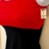 GK DANCE JAZZ ADULT SMALL RED & BLACK NYLON/SPANDEX CHEER FITNESS TANK TOP Sz AS - Image 4