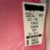 GK DANCE JAZZ CHEER CHILD MEDIUM PINK DRY TECH SLVLS RACERBACK TANK TOP SZ M NWT - Image 7