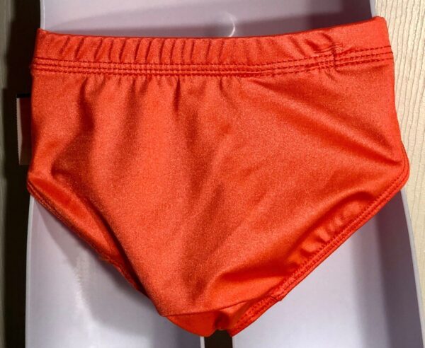 GK ELITE ANTRON/STRCH CHILD SMALL TRADITIONAL LEG CUT BRIEF RED CS NWT! - Image 2