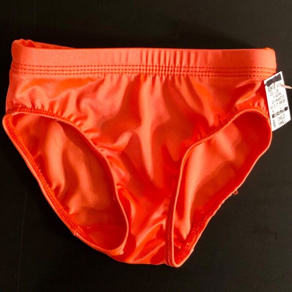 GK ELITE ANTRON/STRCH CHILD SMALL TRADITIONAL LEG CUT BRIEF RED CS NWT! - Image 3