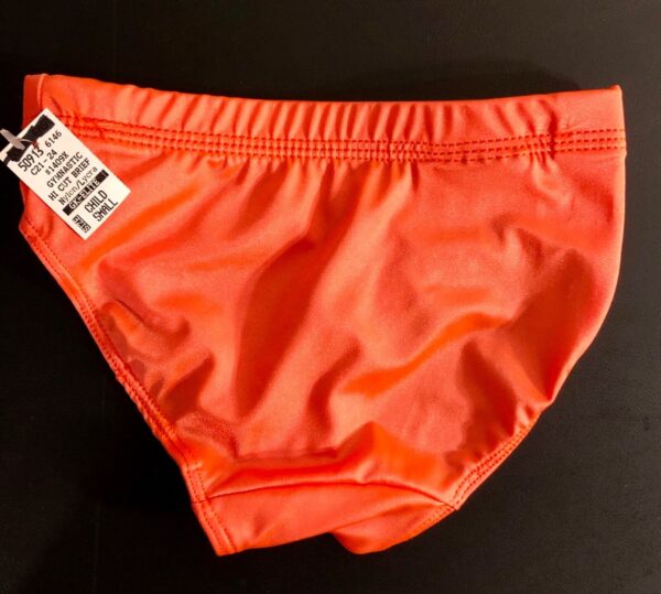 GK ELITE ANTRON/STRCH CHILD SMALL TRADITIONAL LEG CUT BRIEF RED CS NWT! - Image 4