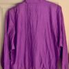 GK WARM UP JACKET ADULT  MEDIUM PURPLE CRINKLE NYLON GYMNASTIC CHEER OUTDO0RS M - Image 3