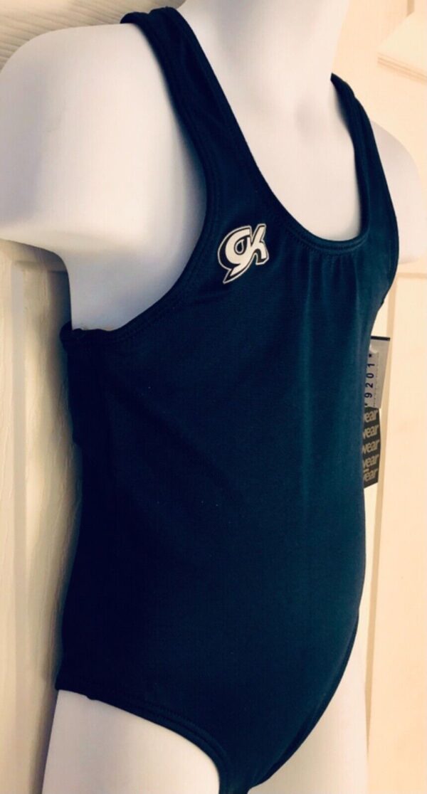 GK COMPETITION SHIRT SINGLET CHILD X-SMALL NAVY N/S TRADITIONAL LEG CUT Sz CXS - Image 2