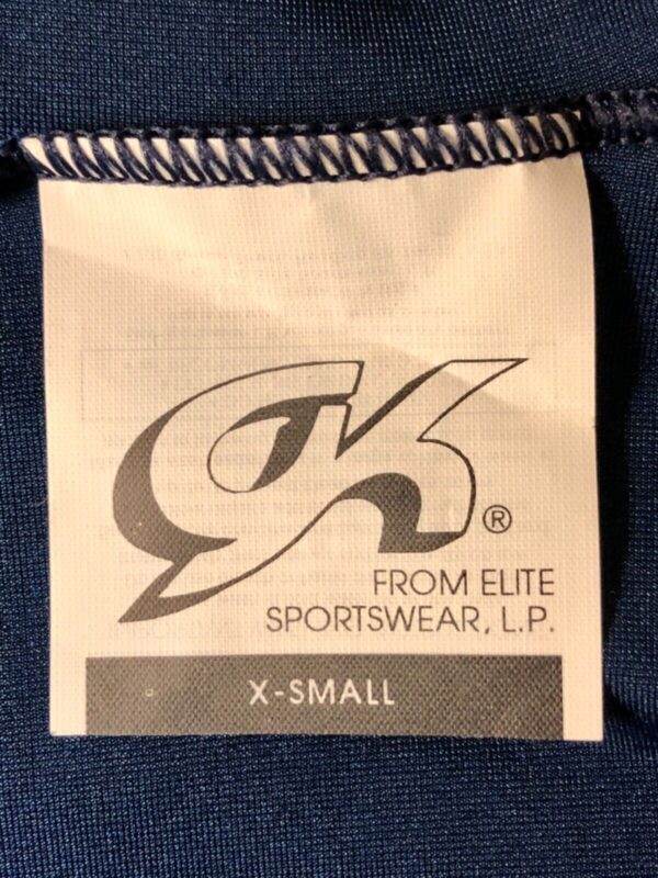 GK COMPETITION SHIRT SINGLET CHILD X-SMALL NAVY N/S TRADITIONAL LEG CUT Sz CXS - Image 7