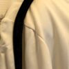 GK ICE SKATE CHILD LARGE WARMUP JACKET WHITE MICRO FLEECE BLACK VELVET STRIPE CL - Image 3