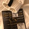 GK ICE SKATE CHILD LARGE WARMUP JACKET WHITE MICRO FLEECE BLACK VELVET STRIPE CL - Image 9