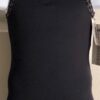 GK JAZZ DANCE GIRLS BLACK NYLON BLACK MATRIX CAMI GYMNASTICS DANCE LEOTARD CXS