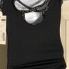 GK JAZZ DANCE GIRLS BLACK NYLON BLACK MATRIX CAMI GYMNASTICS DANCE LEOTARD CXS - Image 2