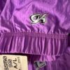 GK WARM UP JACKET ADULT LARGE PURPLE CRINKLE NYLON GYMNASTIC CHEER OUTDO0RS Sz L - Image 5