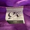 GK WARM UP JACKET ADULT LARGE PURPLE CRINKLE NYLON GYMNASTIC CHEER OUTDO0RS Sz L - Image 6
