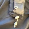 GK WARM UP JACKET UNISEX ADULT SMALL BLACK GRAY IRIDESCENT GYMNASTICS CHEER Sz S - Image 6