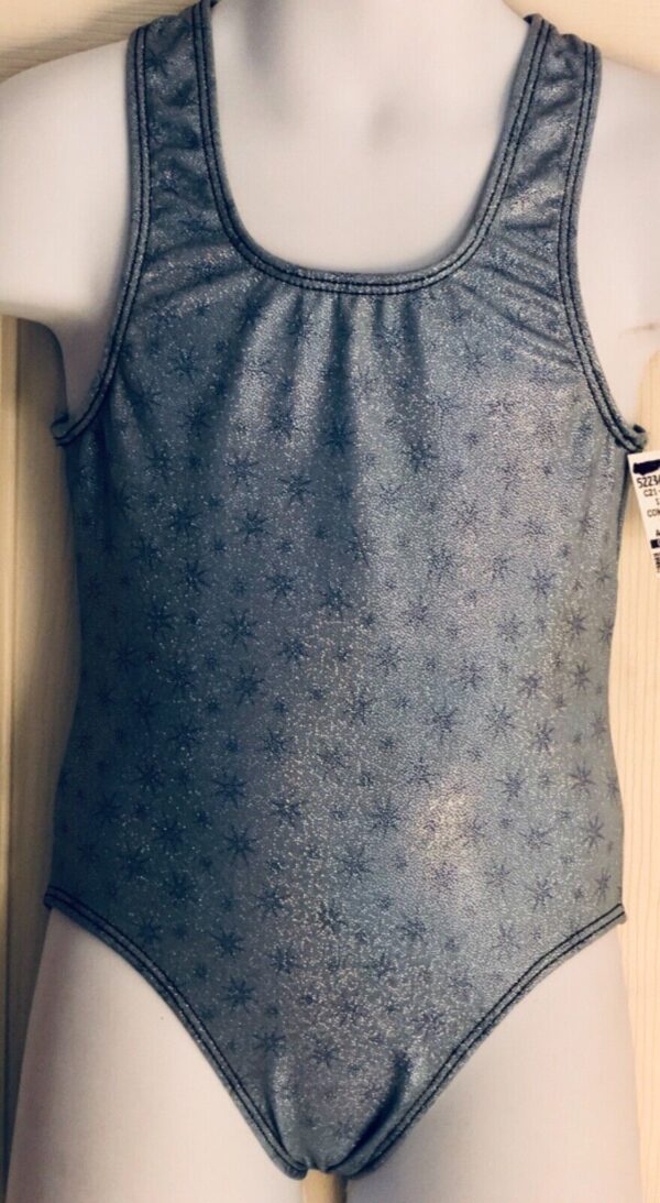 GK COMPETITION SHIRT SINGLET CHILD X-SMALL BLUE HOLOGRAM TRAD LEG CUT Sz CXS