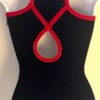 GK ROYAL VELVET TANK LADIES SMALL SILVER METALLIC STAR GYMNASTS DANCE LEOTARD AS - Image 3