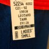 GK ROYAL VELVET TANK LADIES SMALL SILVER METALLIC STAR GYMNASTS DANCE LEOTARD AS - Image 6