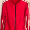 GK WARM UP JACKET UNISEX ADULT SMALL RED BRUSHED TRICOT GYMNASTIC SKATE CHEER S - Image 5