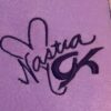 NASTIA LIUKIN GK CHILD MEDIUM LILAC N/S PURPLE FOIL JA GYMNASTS TANK LEOTARD CM - Image 8