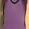 NASTIA LIUKIN GK CHILD MEDIUM LILAC N/S PURPLE FOIL JA GYMNASTS TANK LEOTARD CM - Image 9