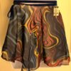 GK DANCE BALLET WRAP SKIRT CHILD SMALL WAVE PATTERN BLUE VELVET TIE Sz CS NWT! - Image 6