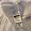 GK WHITE WARM UP JACKET ADULT SMALL L/S ZIP UP  BRUSH TRICOT SKATE GYMNASTICS S - Image 7