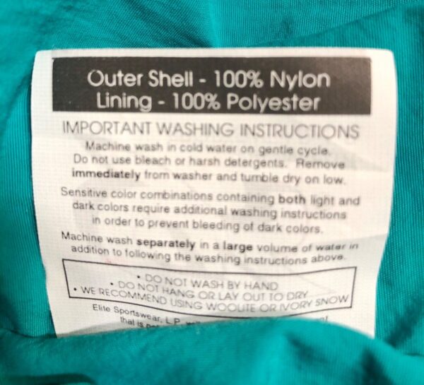 GK WARM UP JACKET LADIES LARGE NAVY GREEN SUPPLEX 2002 JR NAT CHAMP LOGO AL NWT! - Image 6