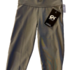 GK ELITE DANCE GIRLS MEDIUM CAPRI DRY TECH GRAY GYMNASTICS CHEER TIGHTS  SZ M