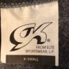 GK ICE FIGURE DANCE SKATE ADULT X-SMALL GRAY FLEECE BLACK VELVET TRIM JACKET XS - Image 8